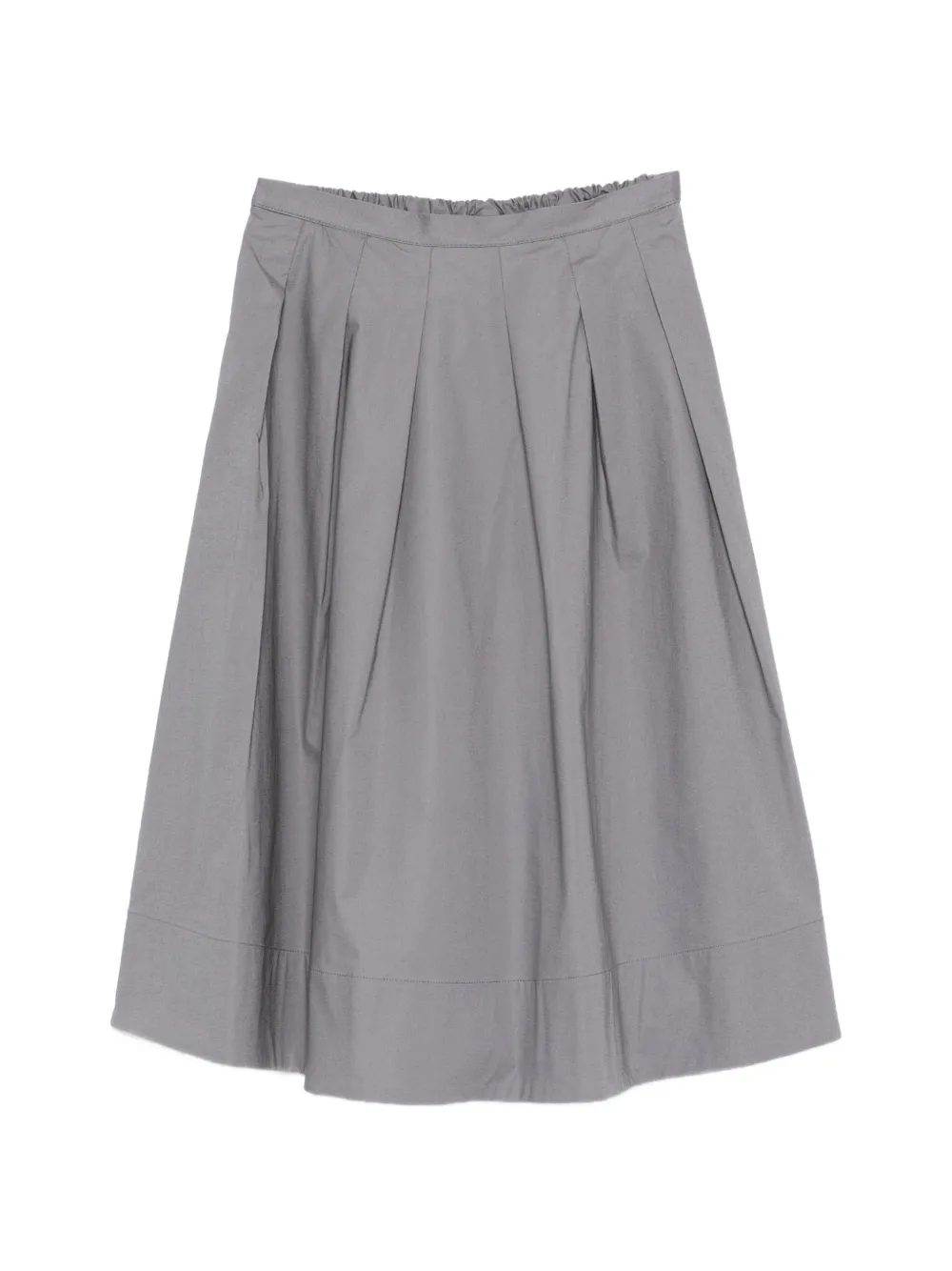 Nine In The Morning Gonna midi Nixie plissettata - Grigio