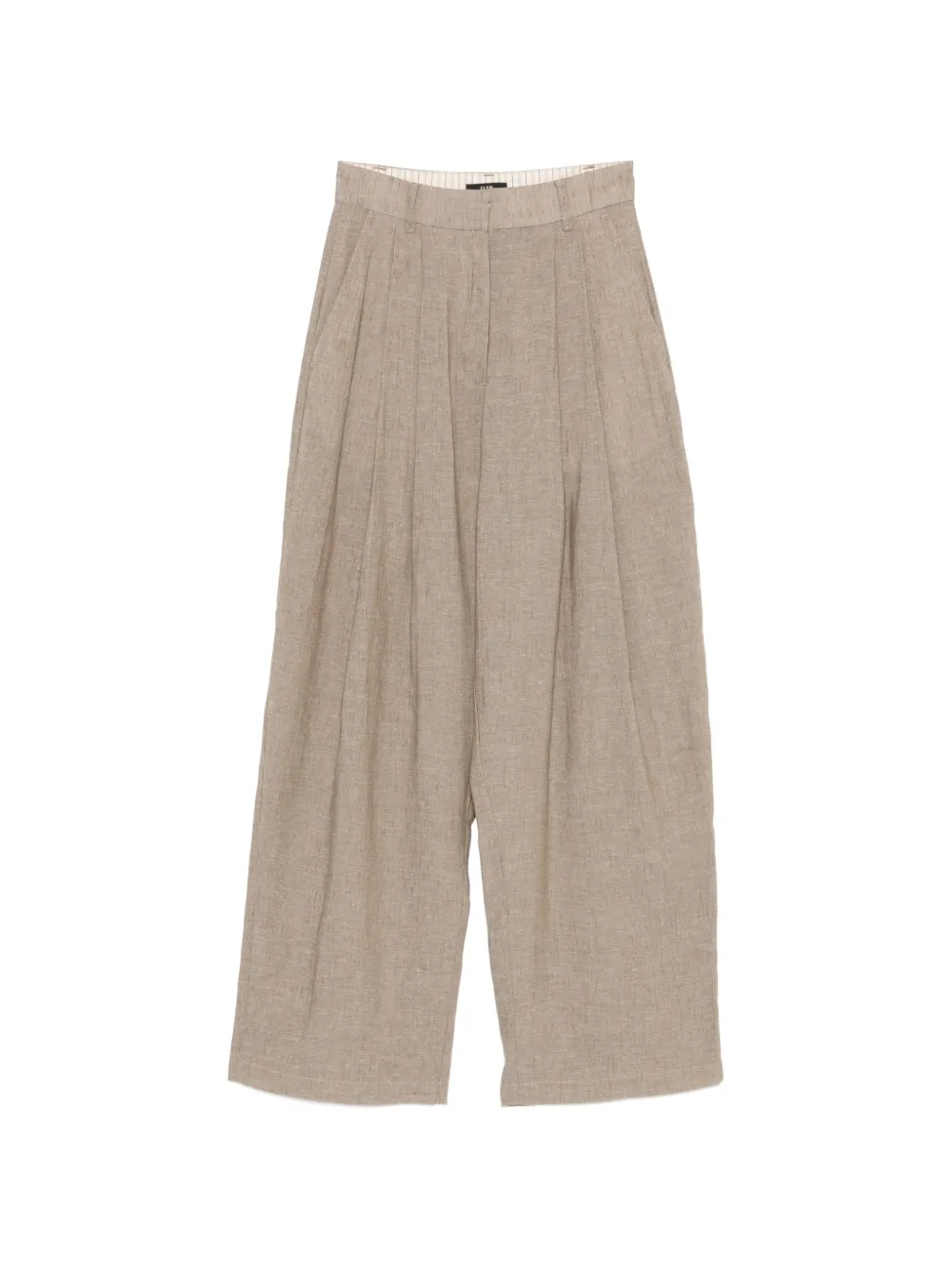 Eleh pleated trousers - Marrone