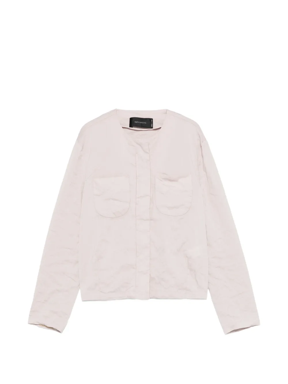 Cividini Chest-pocket Jacket In Purple