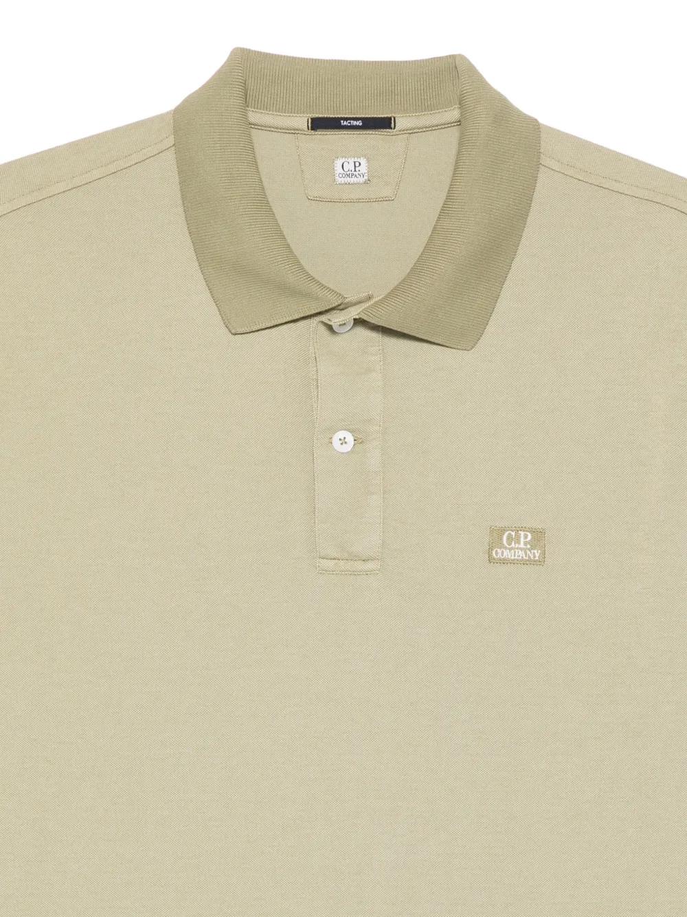 C.P. Company Poloshirt met logopatch Groen