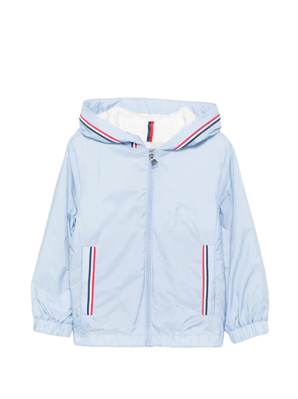 Moncler Enfant Granduc jack met capuchon Blauw