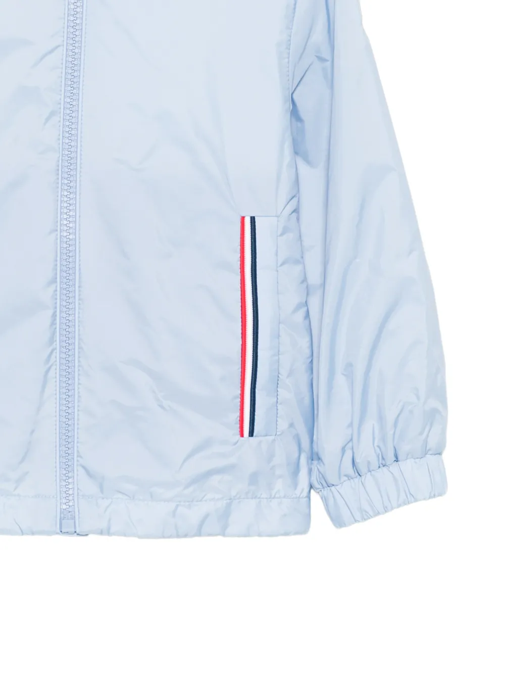 Moncler Enfant Granduc jack met capuchon Blauw