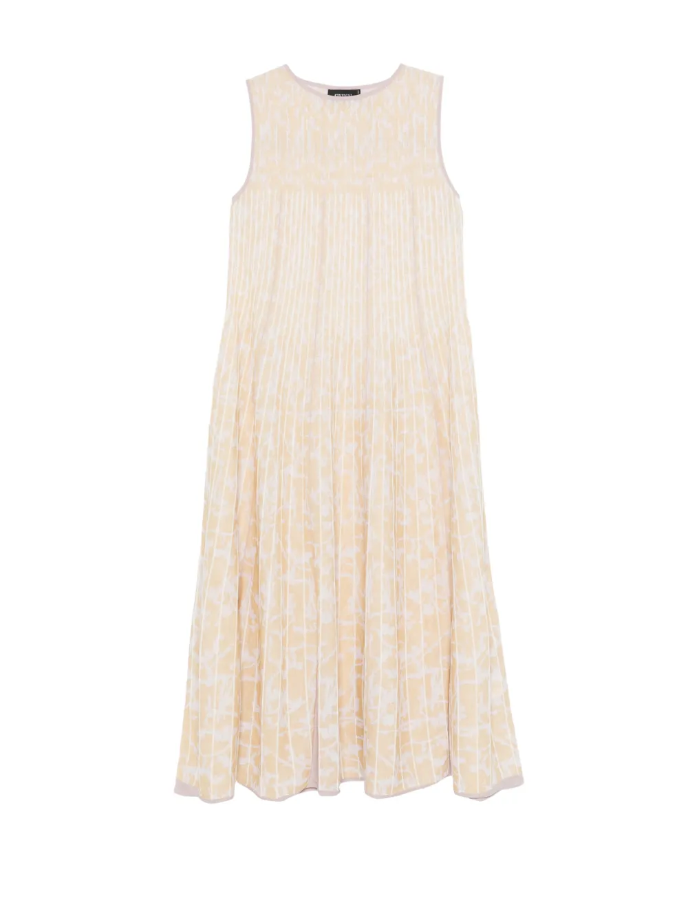 Cividini Abito midi Edelmira plissettato - Toni neutri