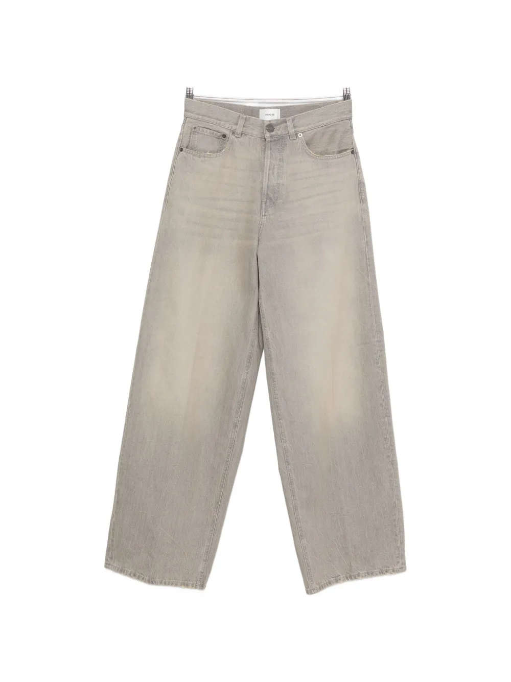 Haikure Bethany faded-effect wide-leg jeans - Grigio