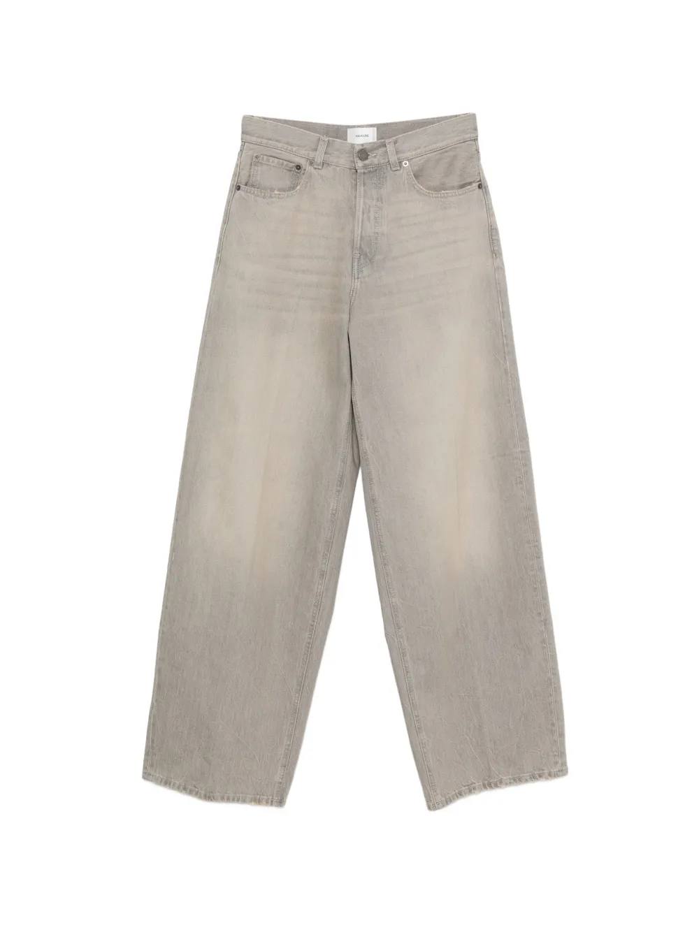Haikure Bethany faded-effect wide-leg jeans - Grigio