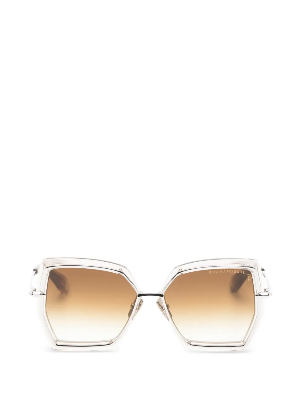 Dita Eyewear Narcissus Two geometric sunglasses - Nude