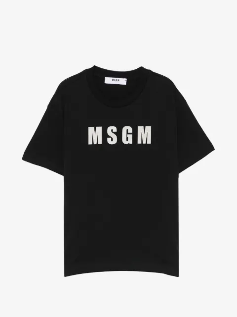 MSGM Kids logo-print T-shirt