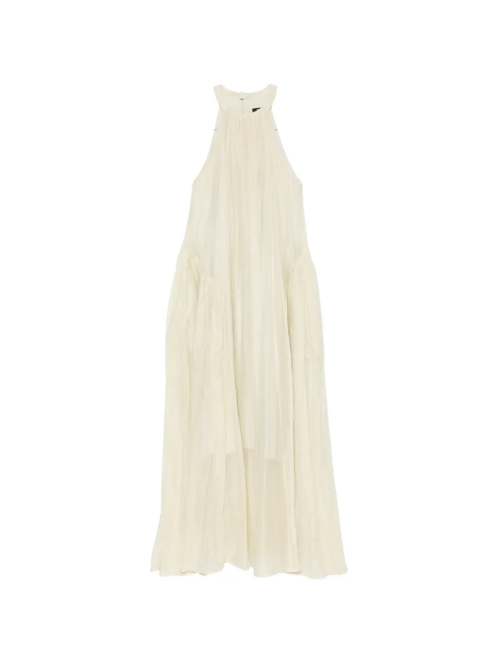 Eleh crinkled maxi dress - Nude