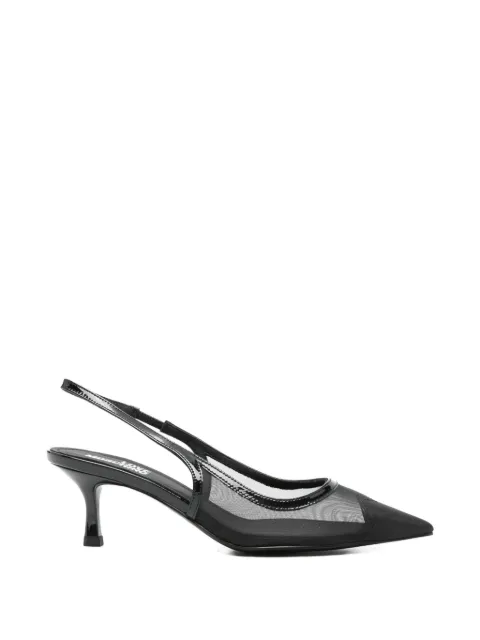 Love Moschino mesh point-toe pumps