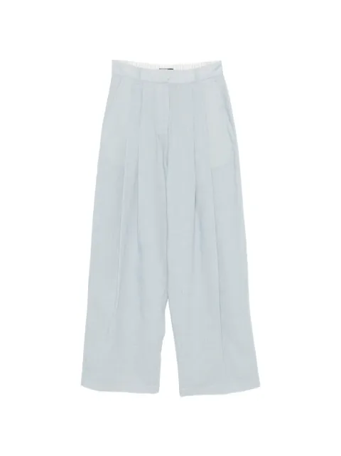 Eleh Pantaloni a gamba ampia con pieghe