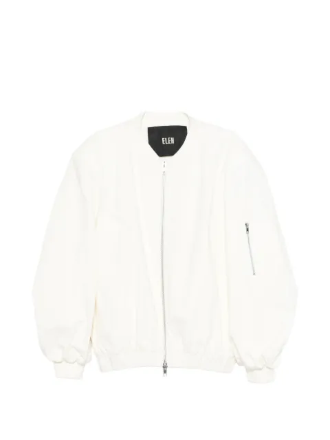 Eleh zip-up bomber jacket