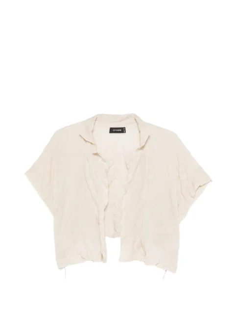 Cividini crinkled cardigan