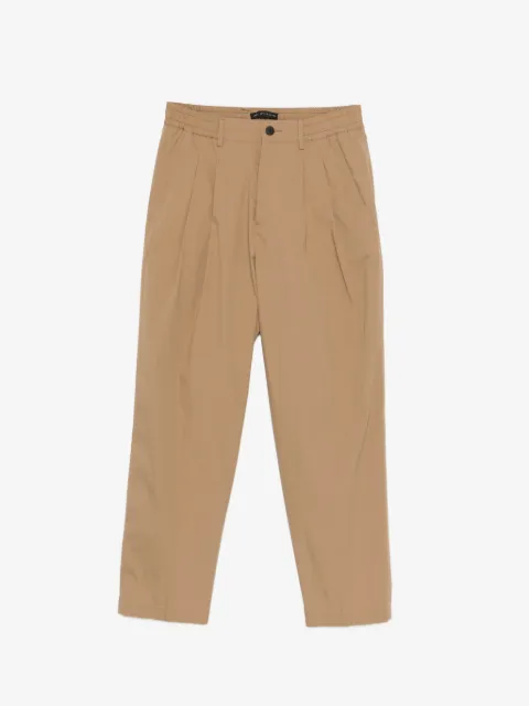 Low Brand pleated elasticated-waistband trousers