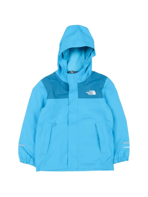 The North Face Kids hooded colour-block jacket