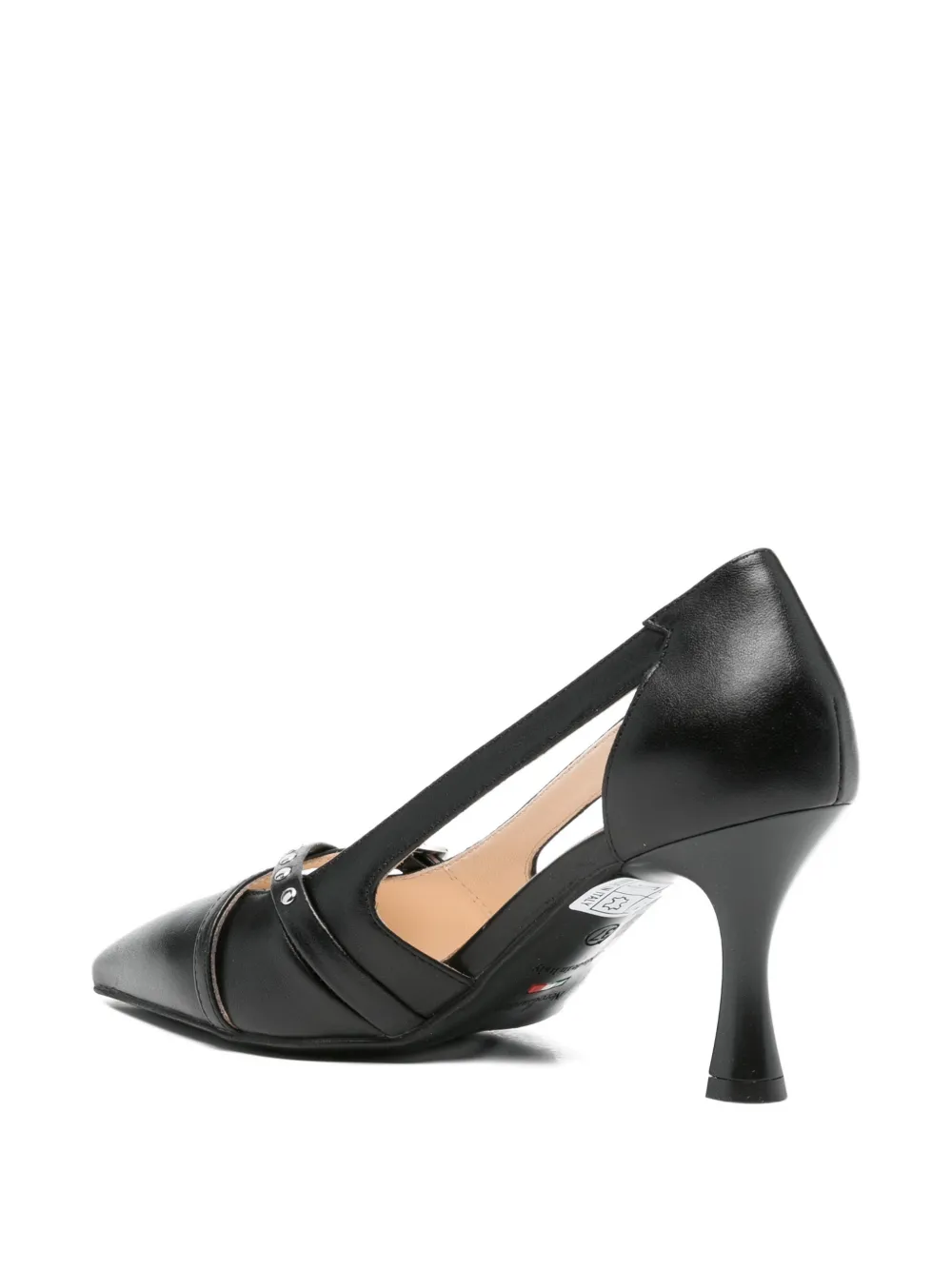 NERO GIARDINI studded-strap pumps Zwart