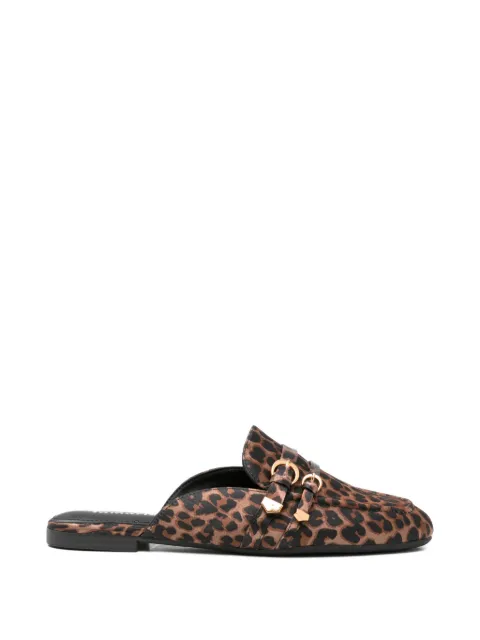 TAMARIS leopard-print mules