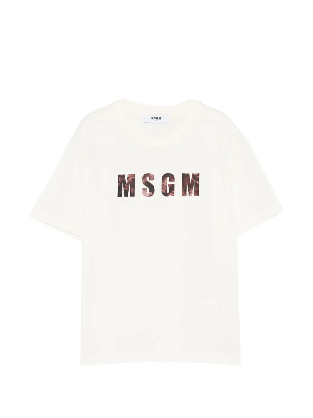 MSGM Kids printED T-shirt - Toni neutri