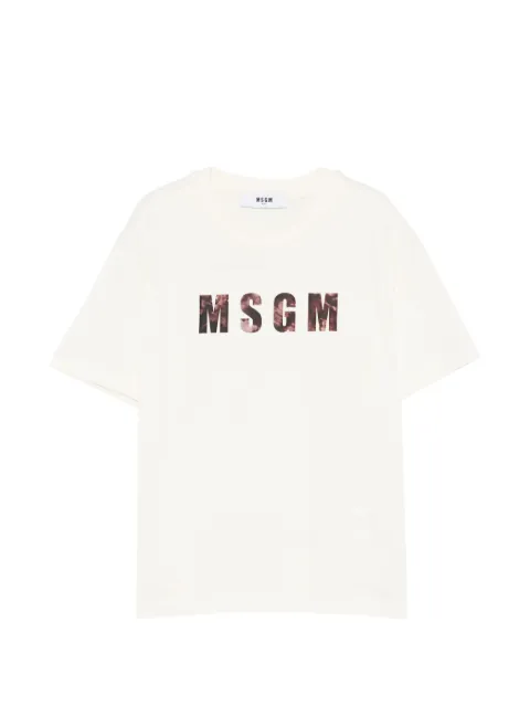 MSGM Kids printED T-shirt