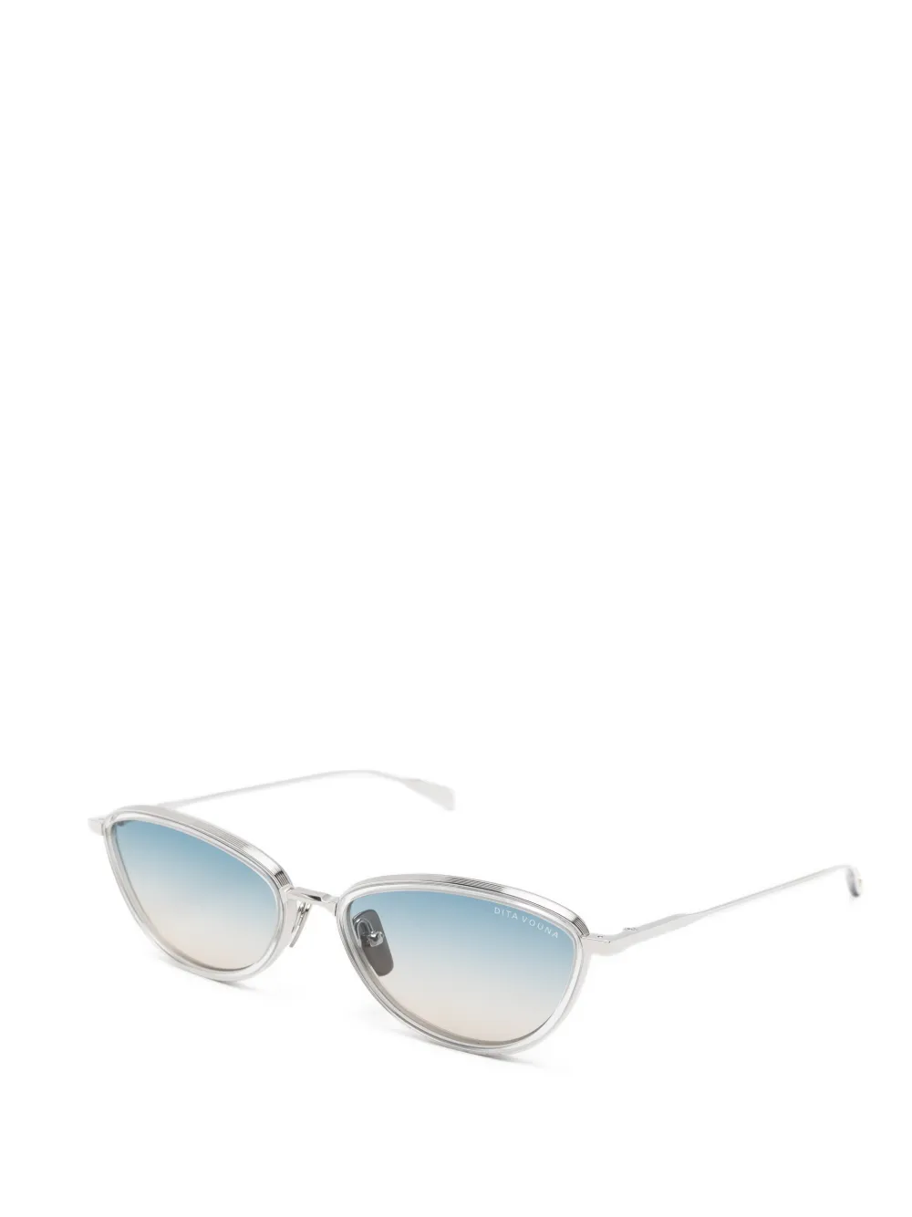 Dita Eyewear Vouna zonnebril met cat-eye montuur Zilver