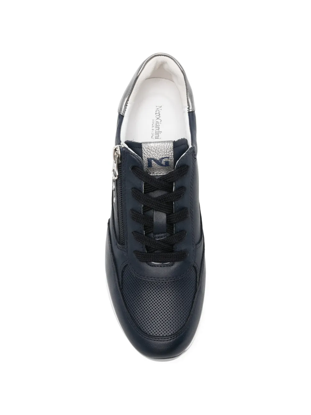 NERO GIARDINI Leren sneakers Blauw