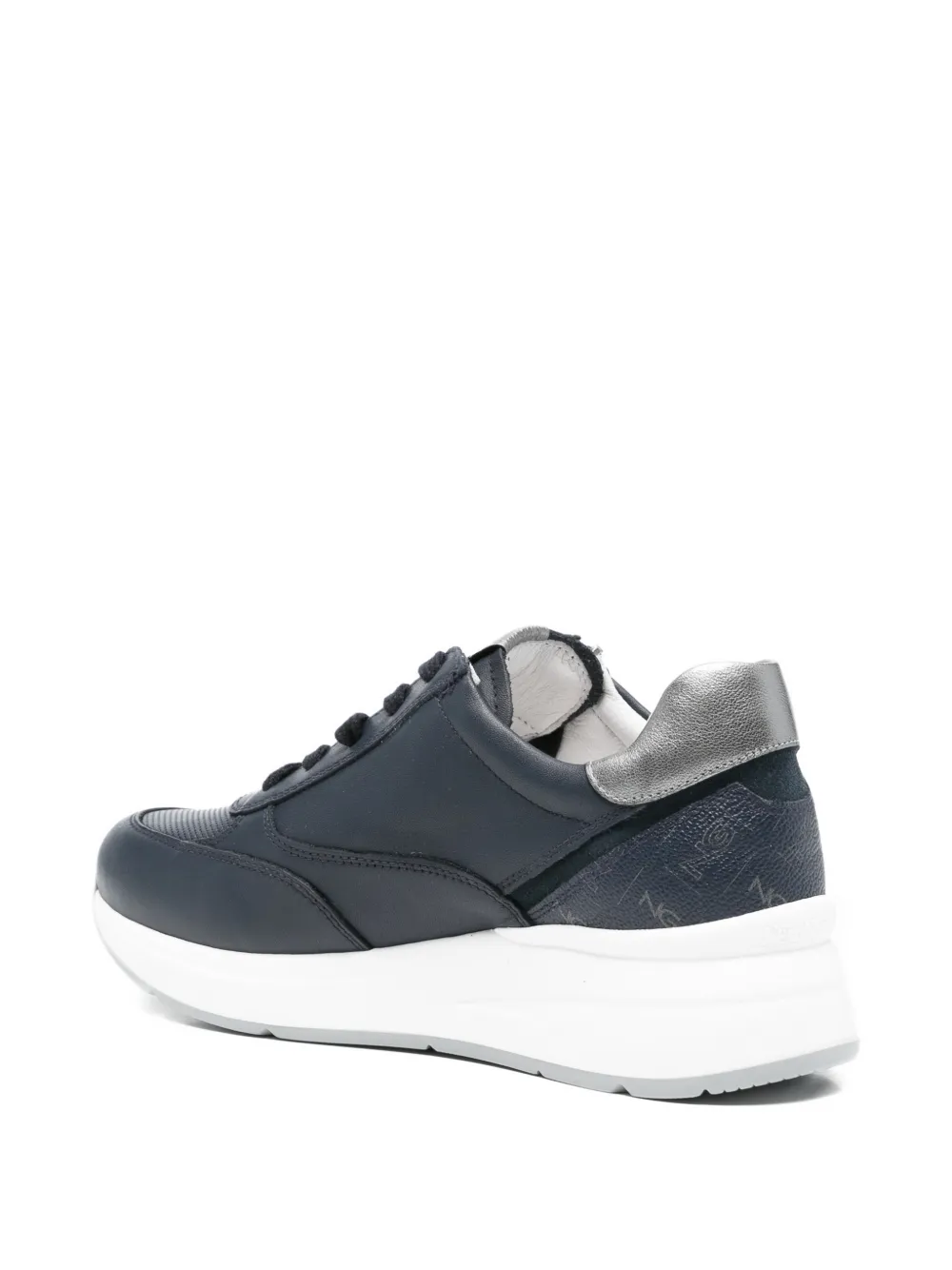 NERO GIARDINI Leren sneakers Blauw