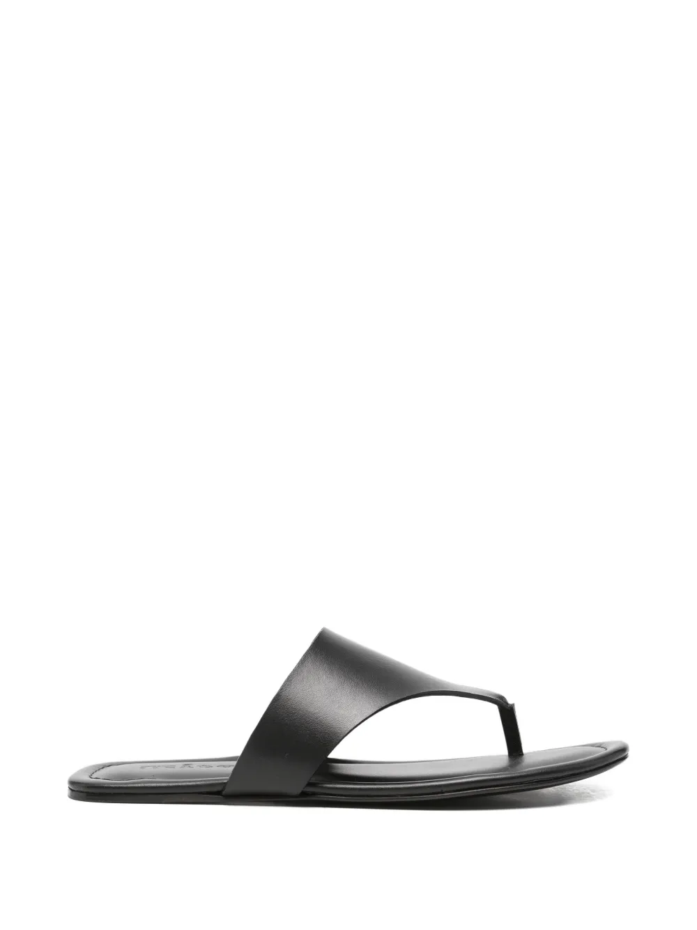 Kiton open-toe leather sandals Zwart