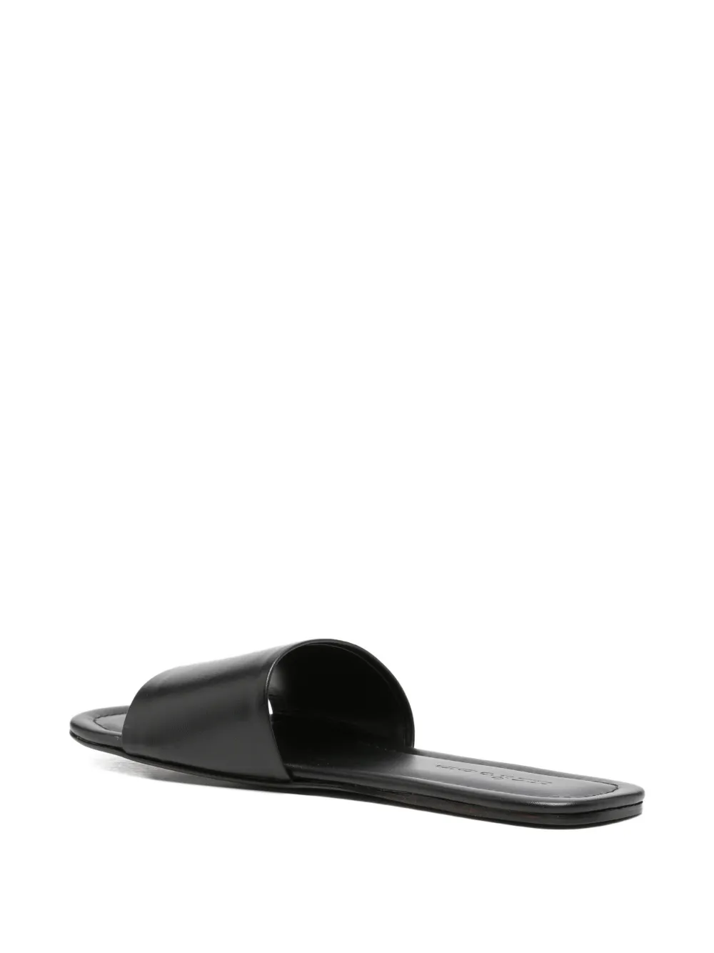 Kiton open-toe leather sandals Zwart