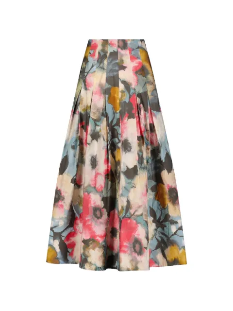 Lela Rose high-waisted maxi skirt
