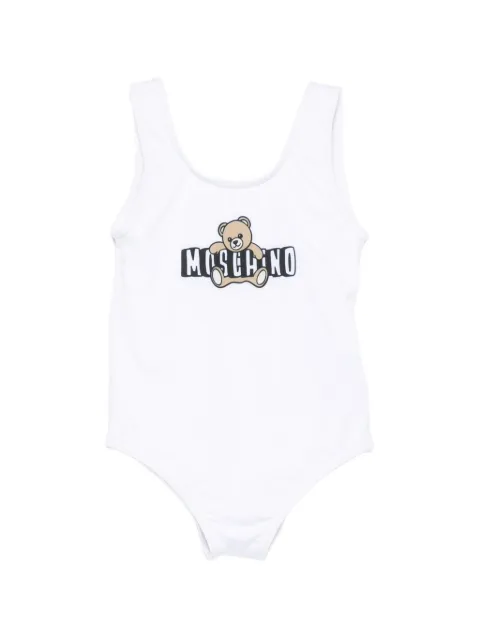 Moschino Kids logo-graphic swimsuit