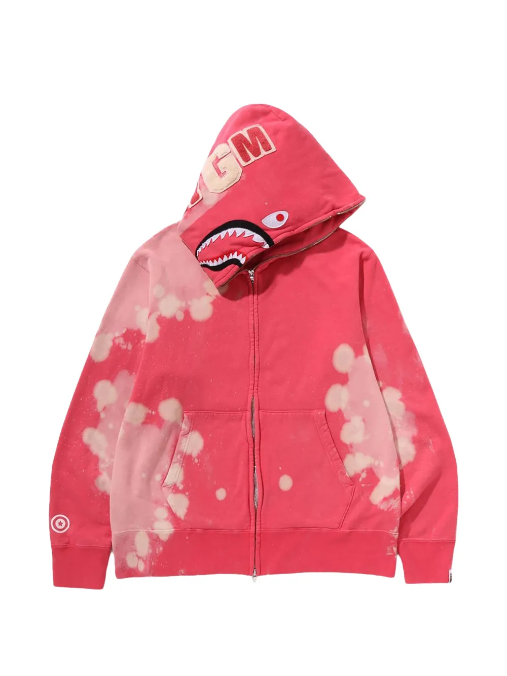 A BATHING APE® Stadium Shark zip-up hoodie - Rosa