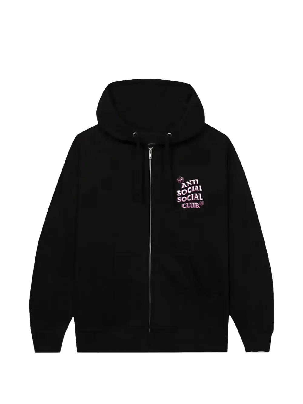 Anti Social Social Club coral crush hoodie - Nero