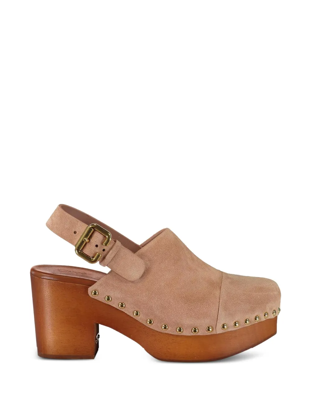 Chloé Jeannette pumps met gespsluiting Beige