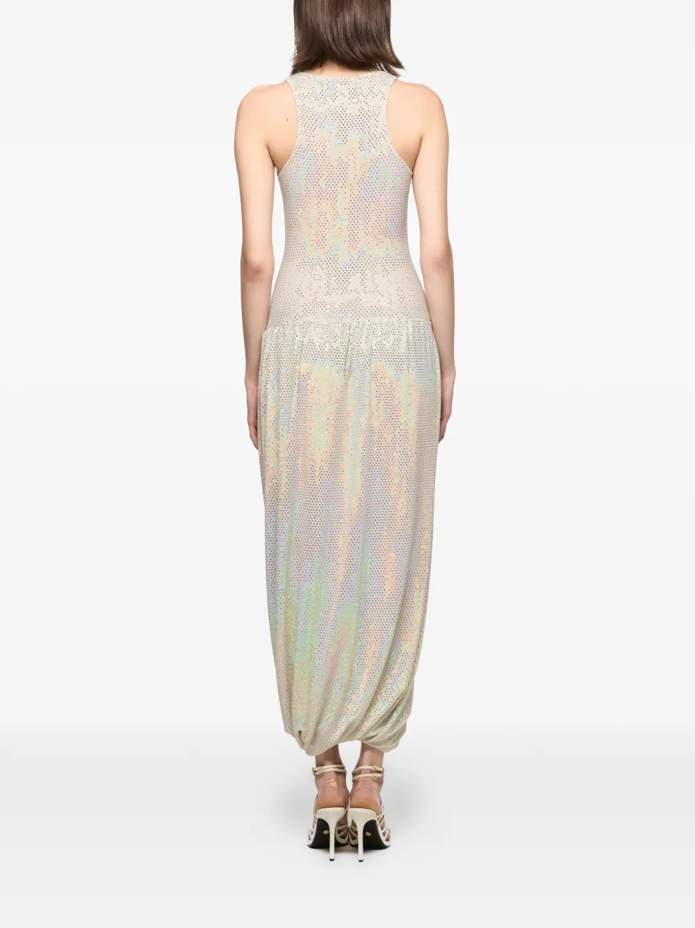 Atu Body Couture Mouwloze midi-jurk Beige