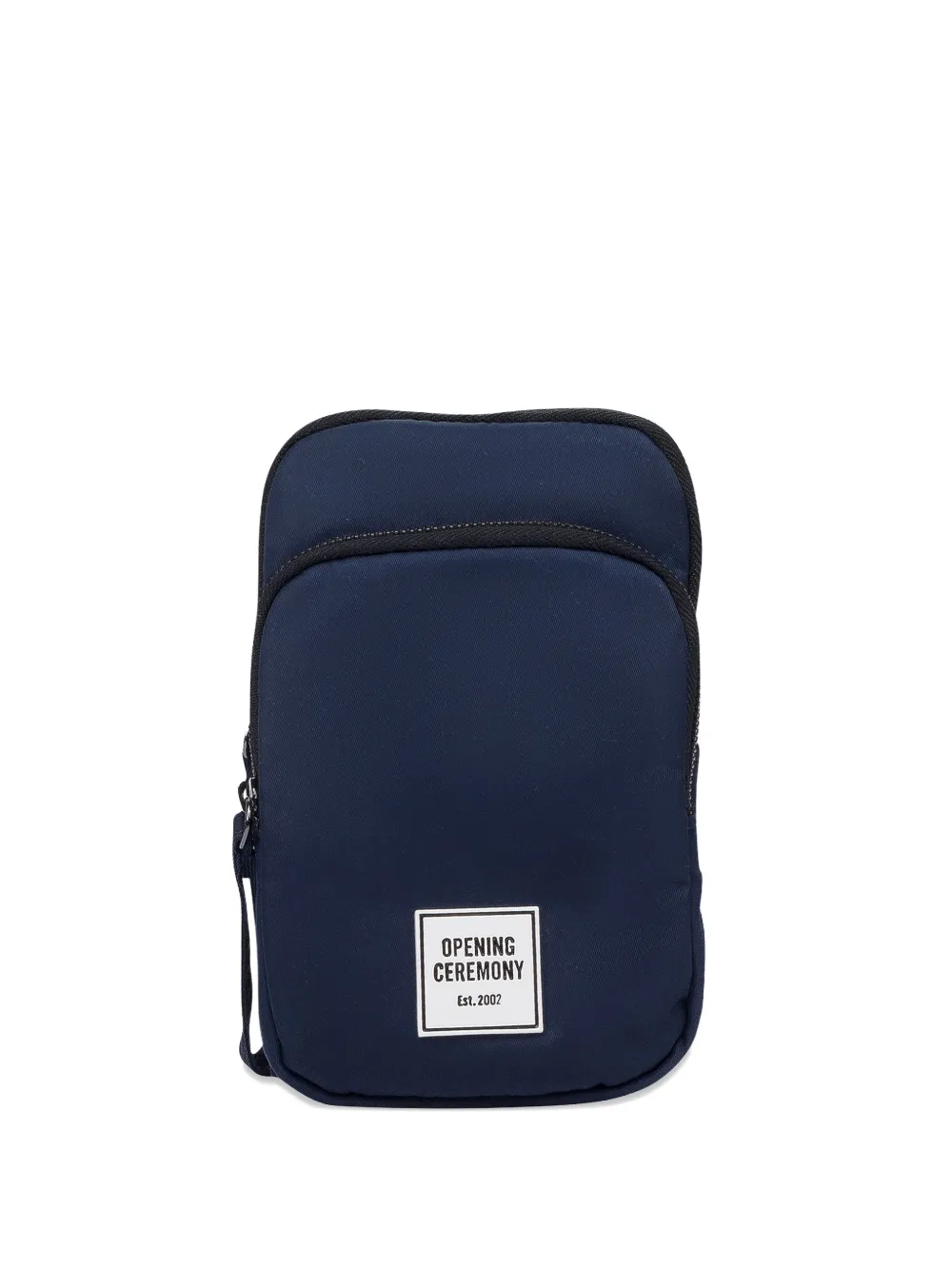 Opening Ceremony logo-patch cross body bag - Blu