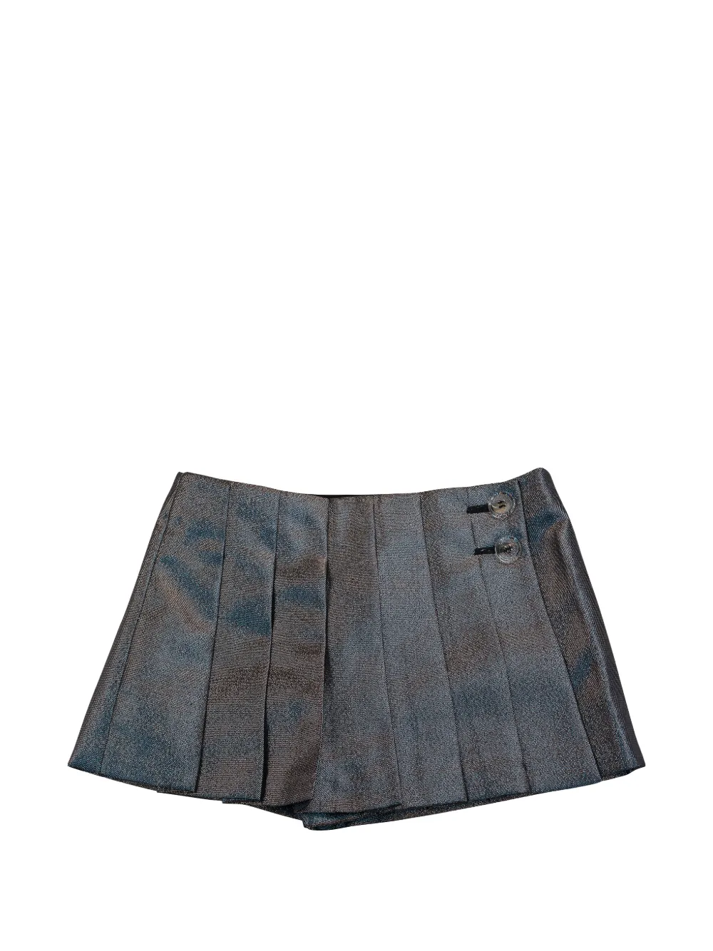 Opening Ceremony pleated mini skirt - Blu