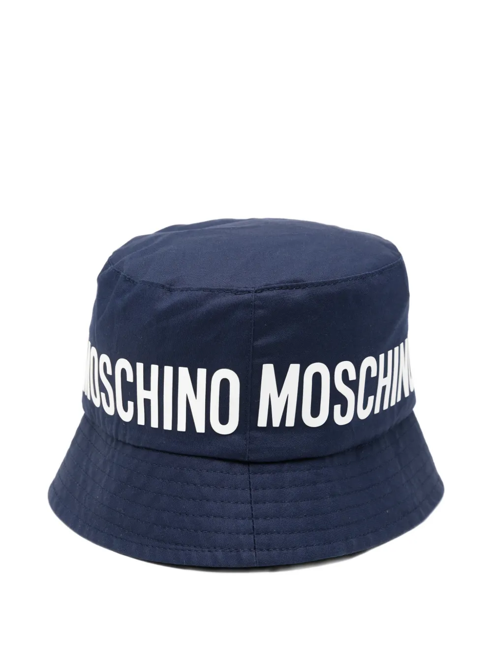  Moschino Kids Logo Bucket Hat - Blue 