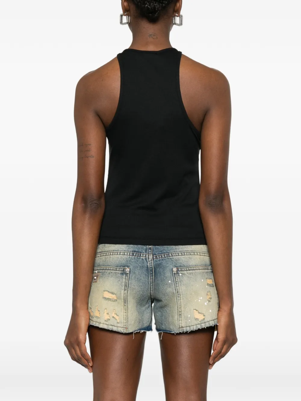 MISBHV Top met halternek en ketting Zwart
