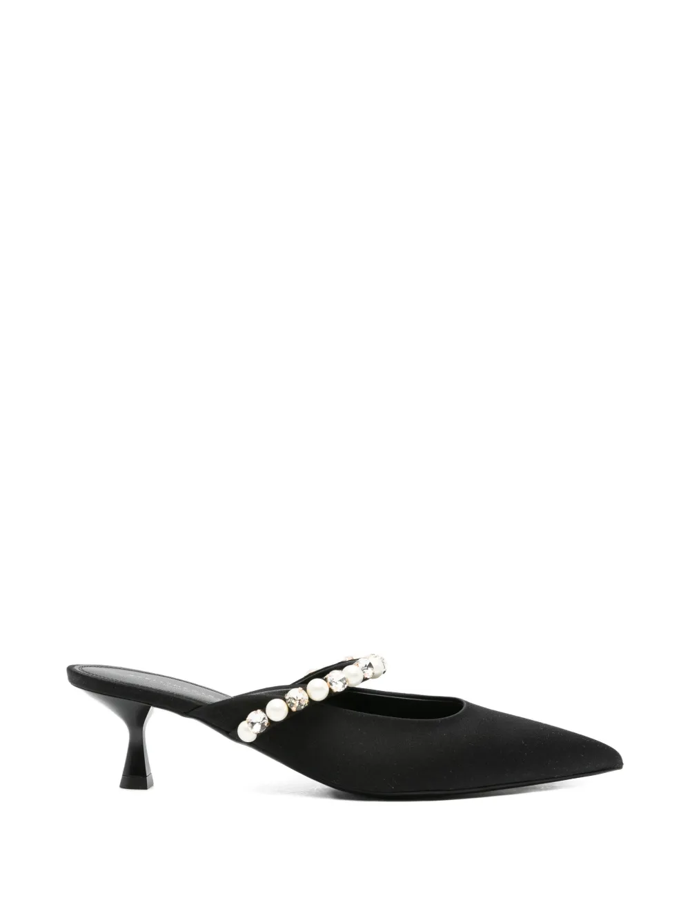 Stella McCartney crystal elsa mules - Nero