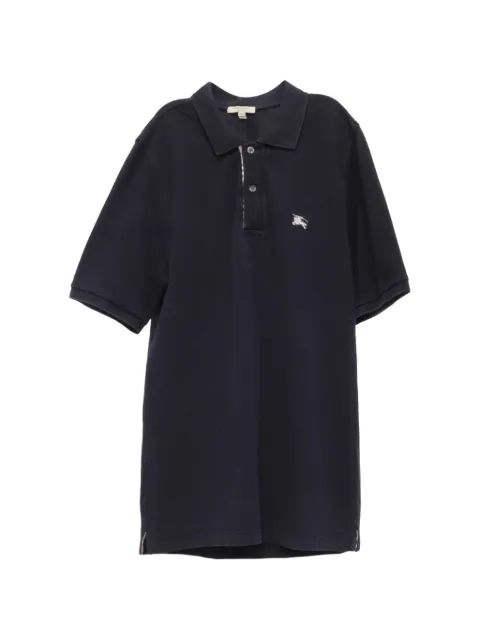 Burberry Pre-Owned logo-embroidered cotton polo shirt