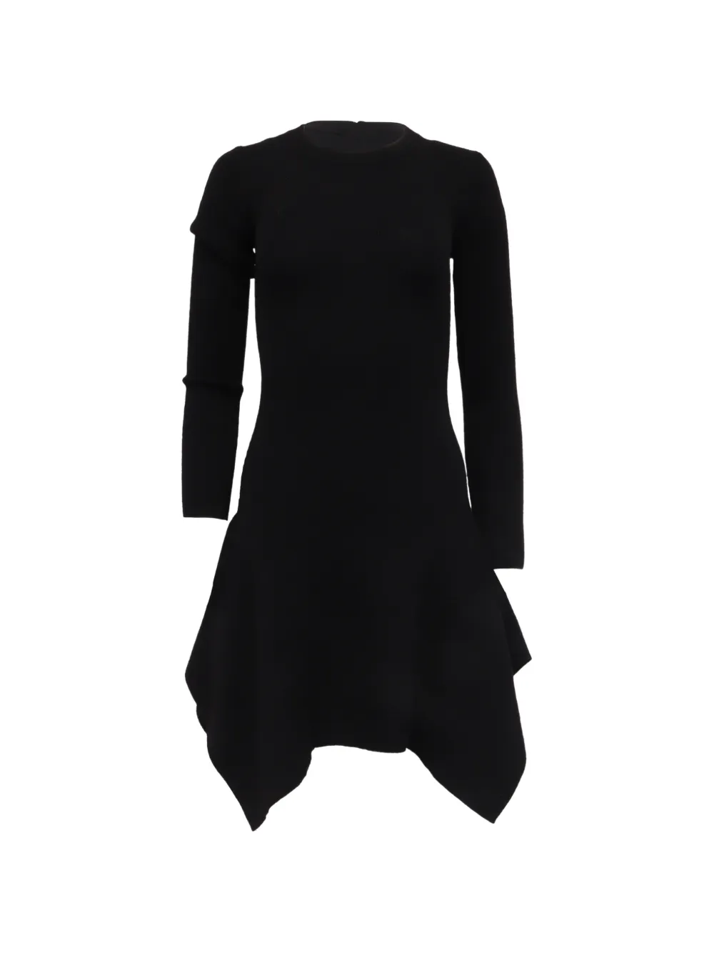 Michael Kors Vintage knitted asymmetric mini dress - Nero