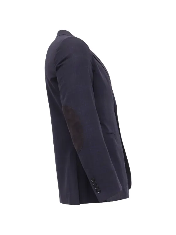 Ermenegildo Zegna Vintage チェックシングルジャケット | ブルー