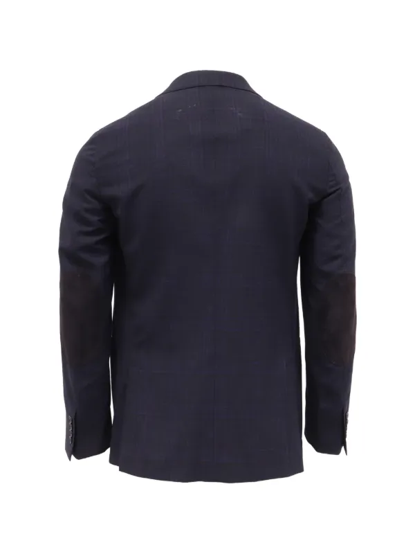 Ermenegildo Zegna Vintage チェックシングルジャケット | ブルー 