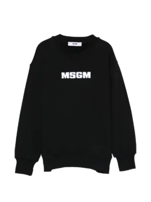 MSGM Kids ラッフル スウェットシャツ | ブラック | FARFETCH JP