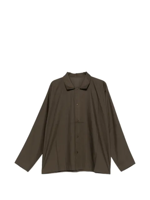 Issey Miyake Men press-stud shirt