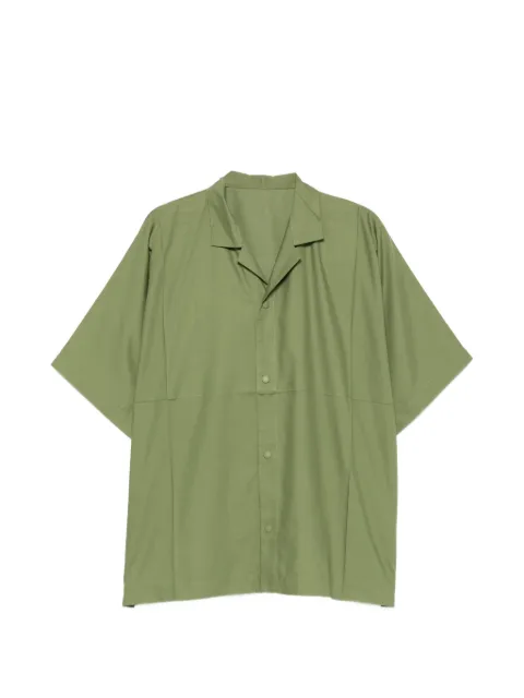 Issey Miyake Men short-sleeved camp-collar shirt