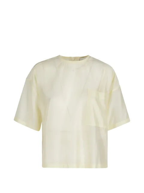 Tela chest-pocket short-sleeve top