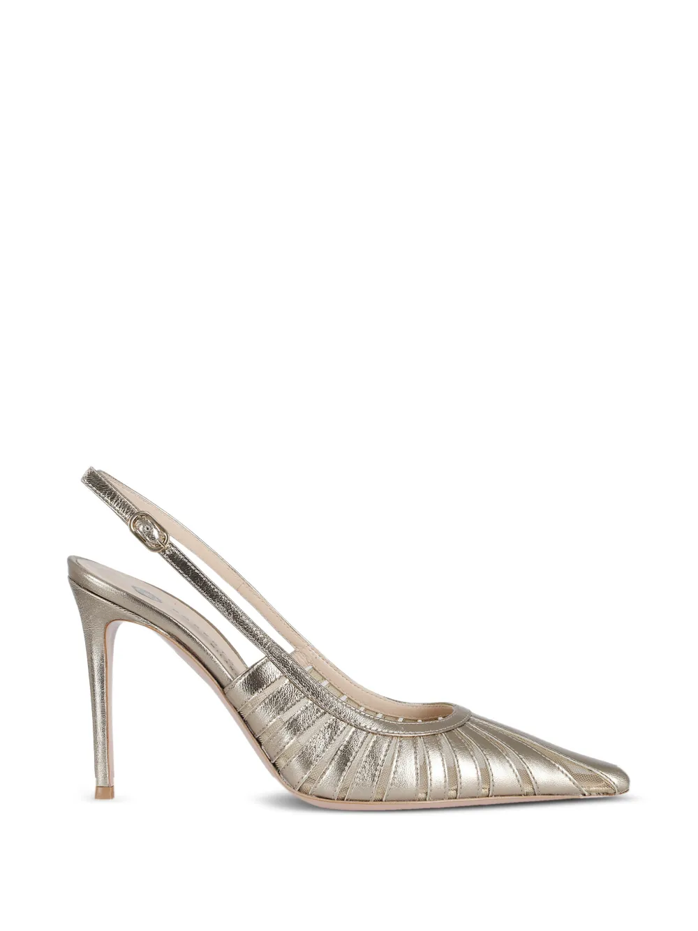 Roberto Festa Ade leren metallic pumps Goud