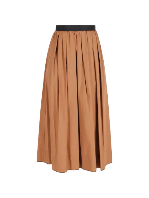 Tela pleated maxi skirt