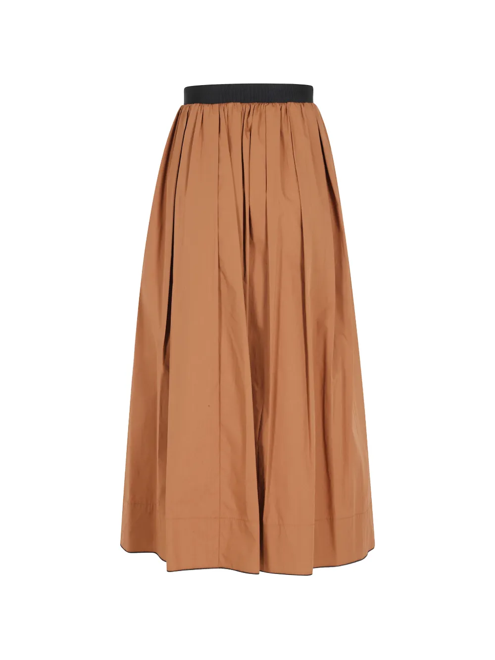 Tela Maxi-plooirok Bruin