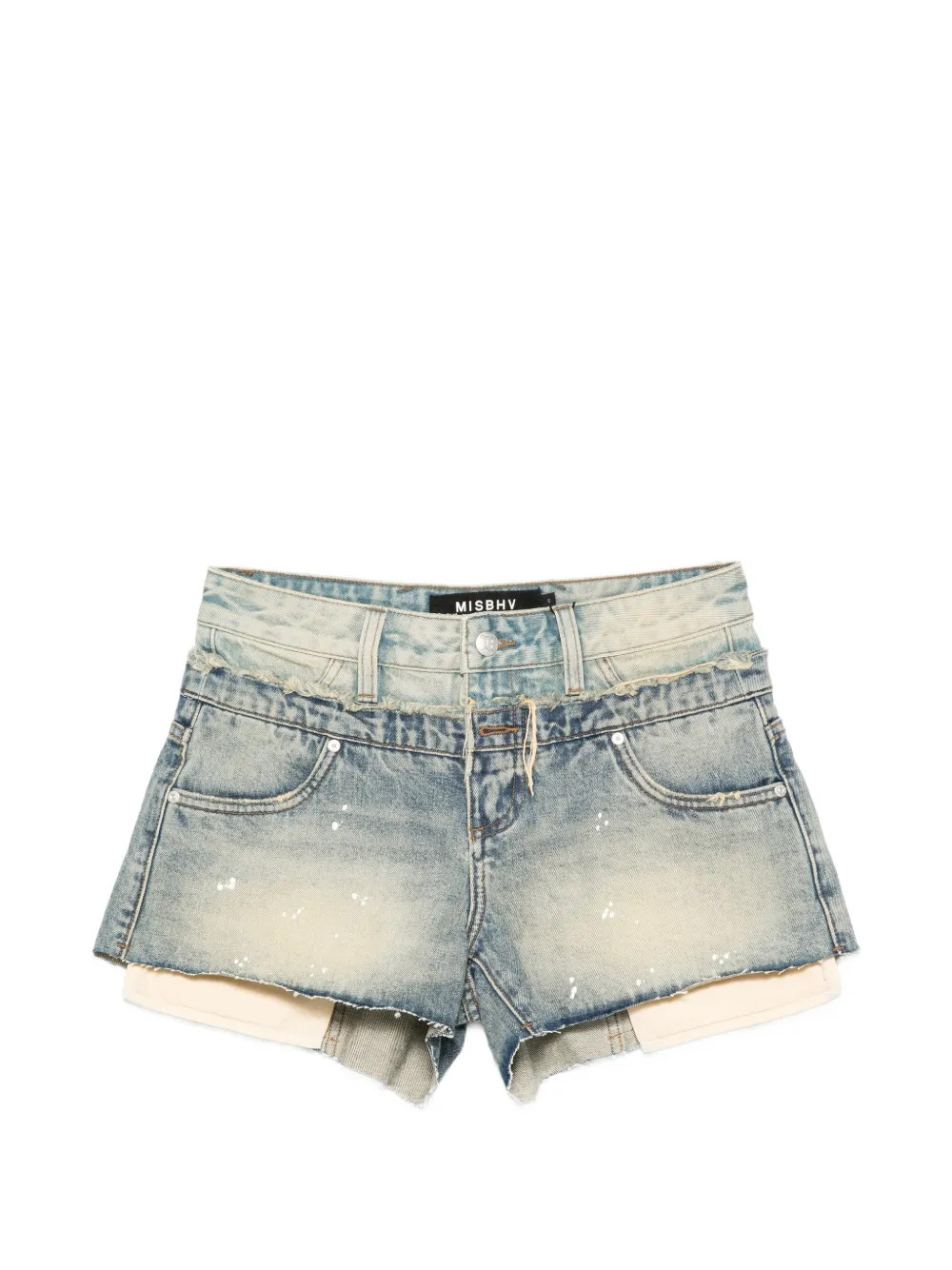 MISBHV frayed denim shorts - Blu